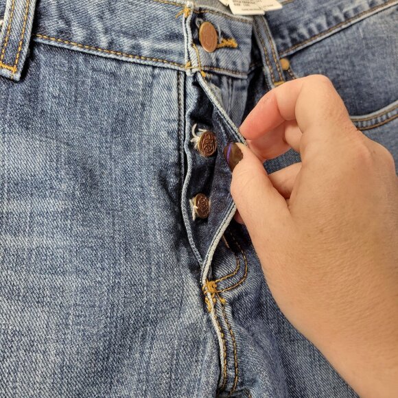 Cruel Girl Womens Natalie Relaxed Fit Jeans 13/31 Blue NWT Western Classic Denim - Picture 4 of 11